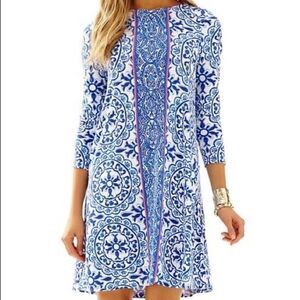 EEUC Lilly Pulitzer Ophelia Swing Dress in Pooling Around Size SMALL